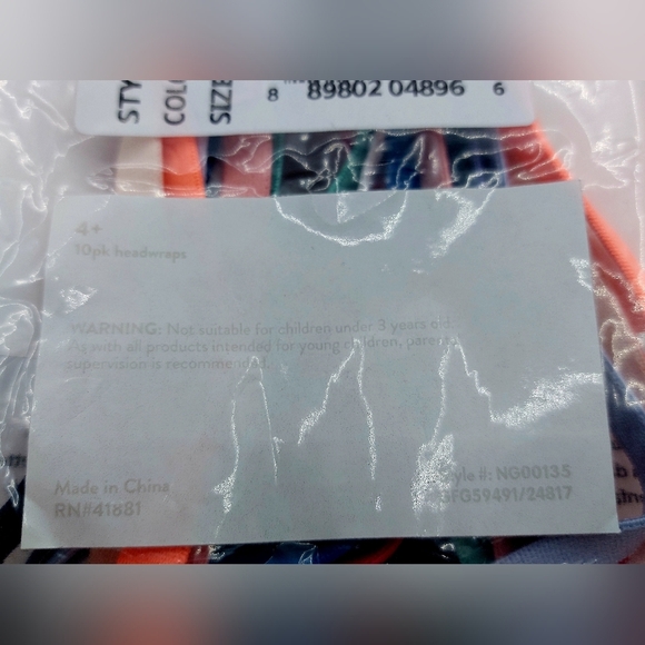 🦃Gold Bug 10 pack‎ of headbands ages 4+ Geometric Hearts - Picture 3 of 6